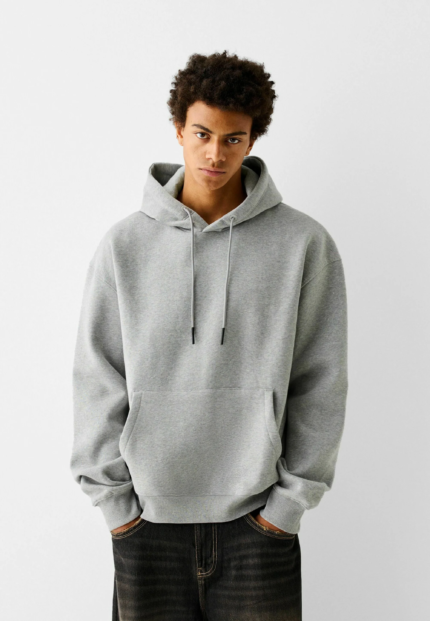 HOODIE - Mottled Grey